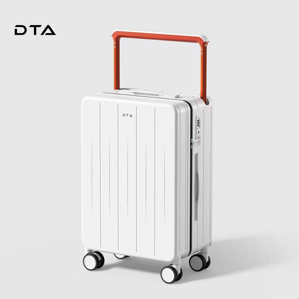 2026 New Style Wide Handle Luggage 24-inch 28-inch Front Opening Large Capacity Durable Carry-on Travel Bag 20-inch