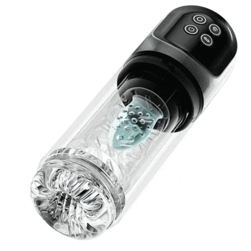 XR3 Plus: Напълно водоустойчива 2-в-1 водна помпа за орална сексуална стимулация.