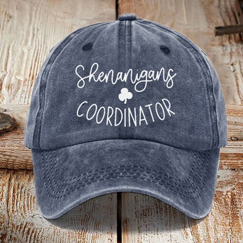 Shenanigans Coordinator St. Patrick's Day Sun Hat