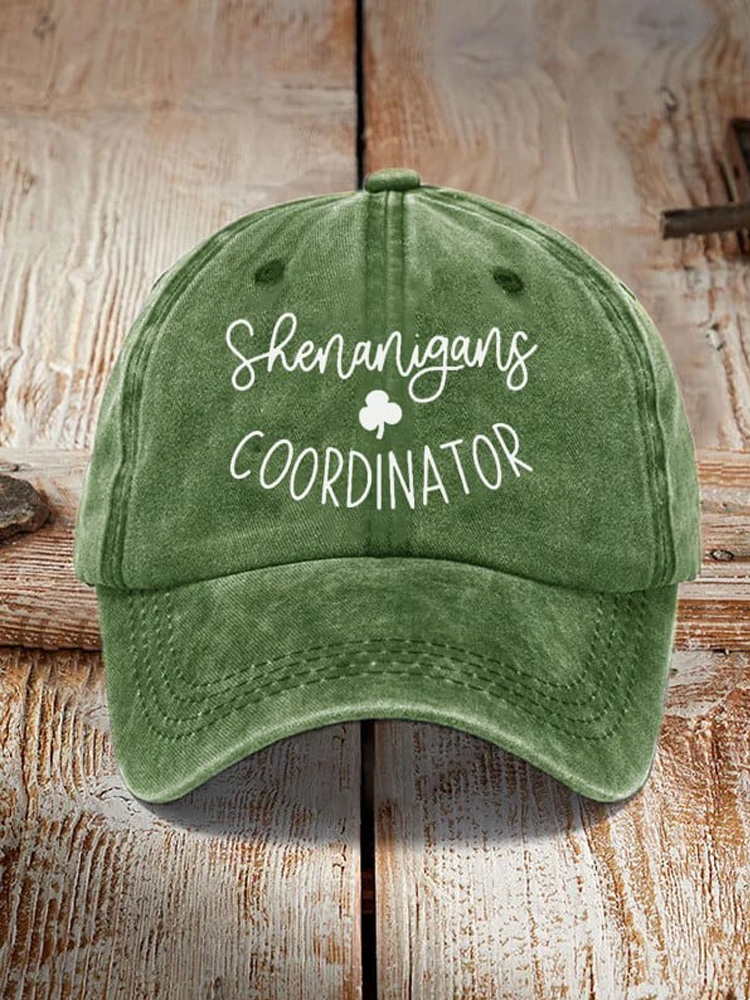 Shenanigans Coordinator St. Patrick's Day Sun Hat