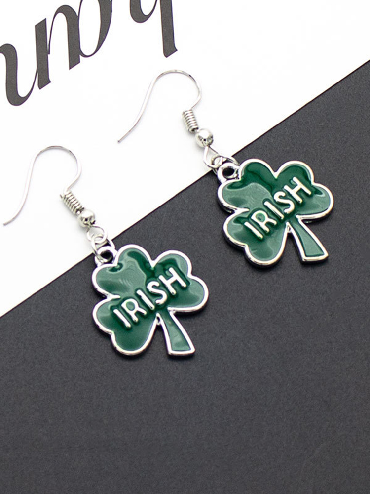 St. Patrick's Day Shamrock Earrings