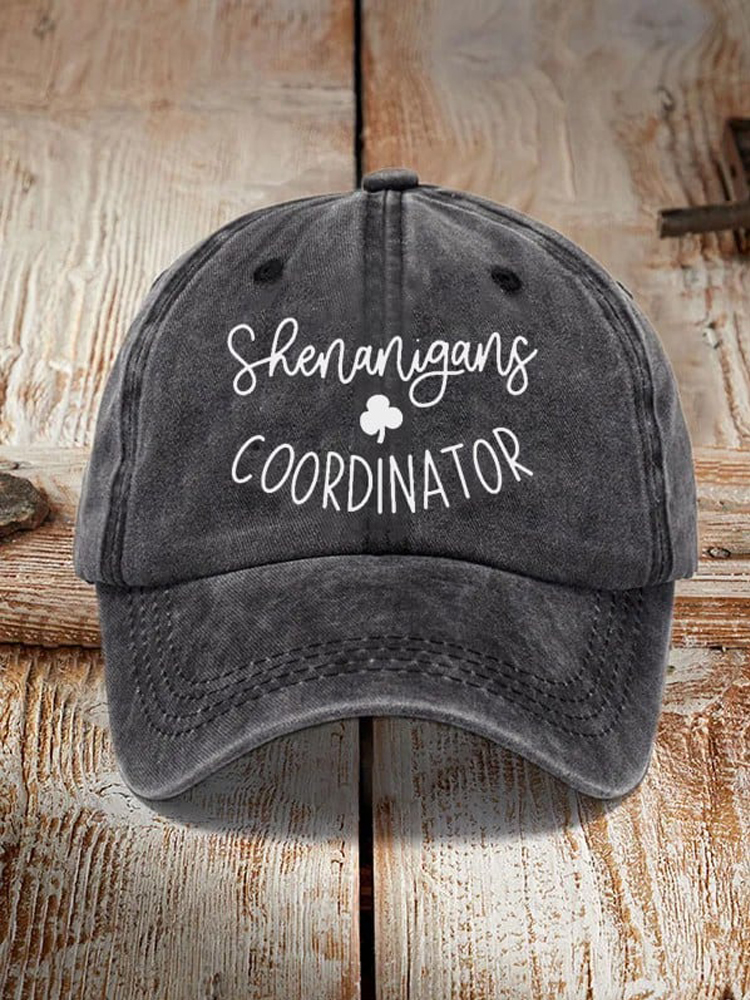 Shenanigans Coordinator St. Patrick's Day Sun Hat