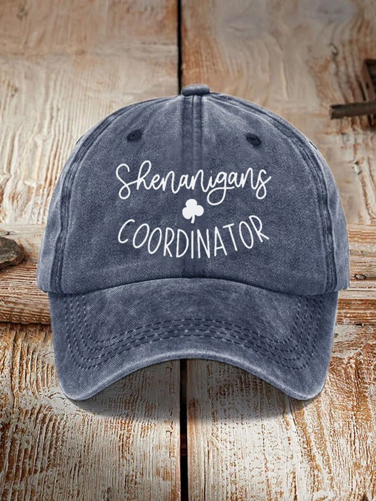 Shenanigans Coordinator St. Patrick's Day Sun Hat