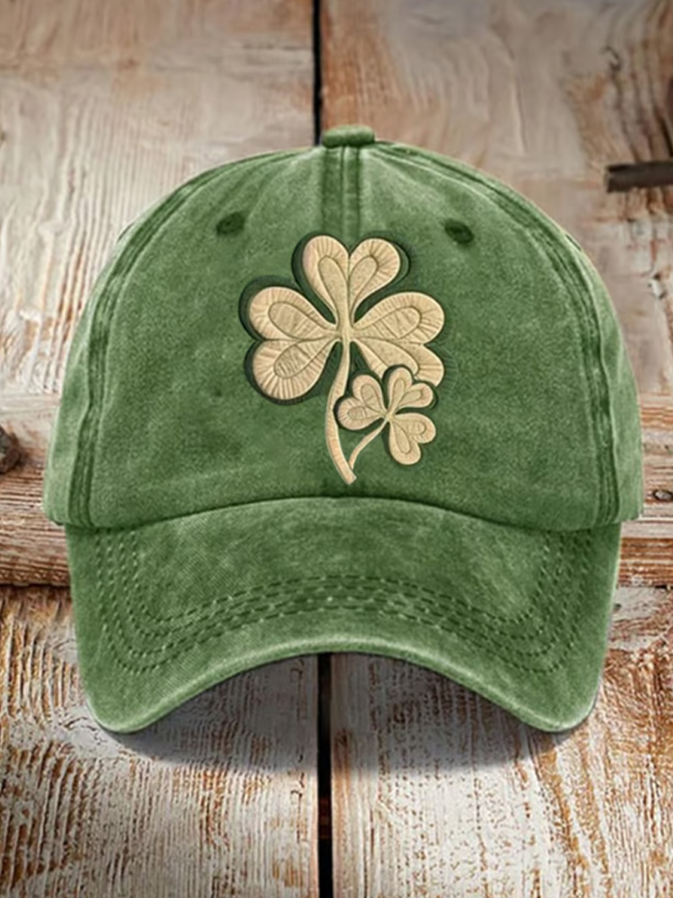 Unisex Distressed Cotton St. Patrick's Day Hat