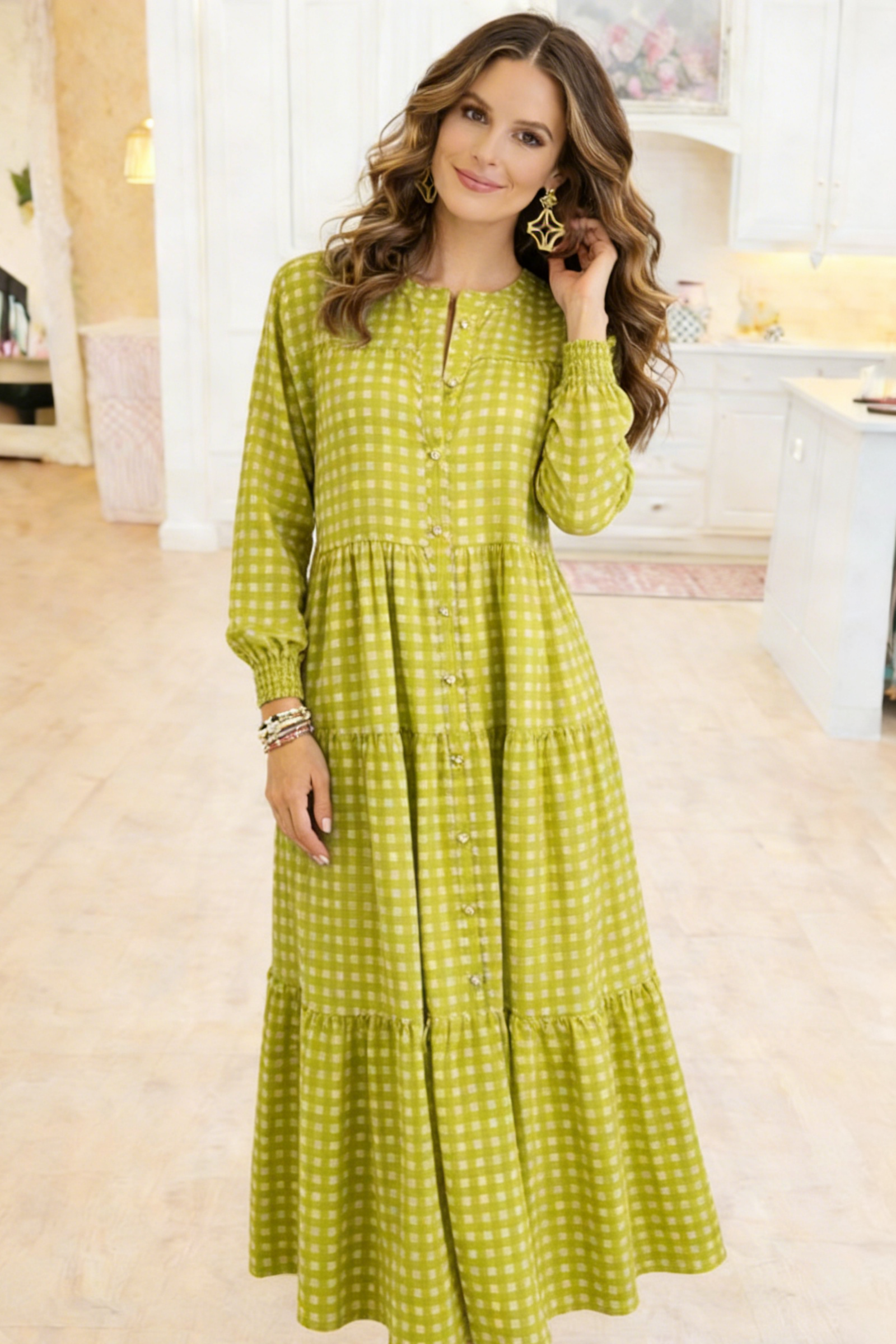The Boho Maxi, Citron Check
