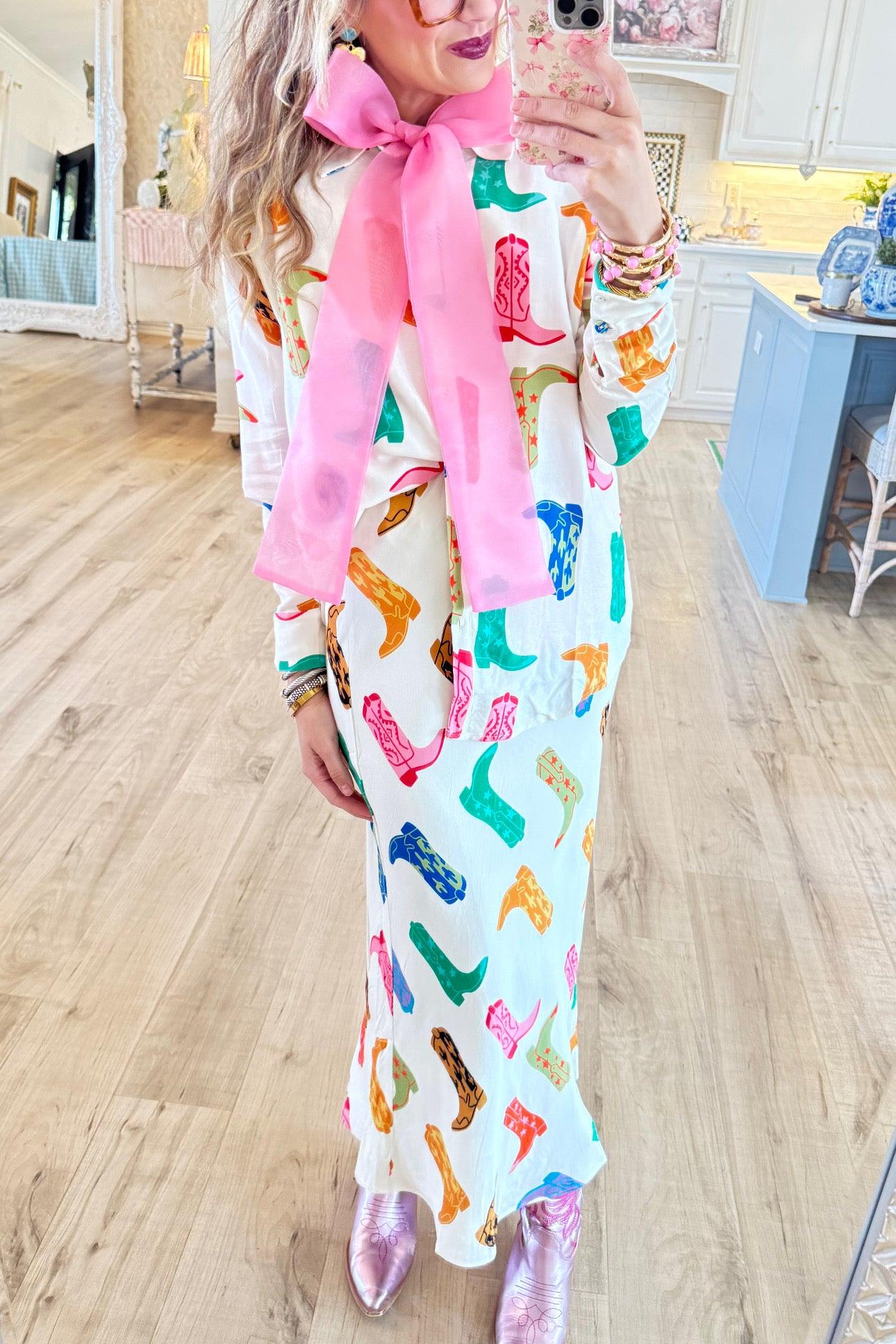 Multi Color Cowgirl  Set