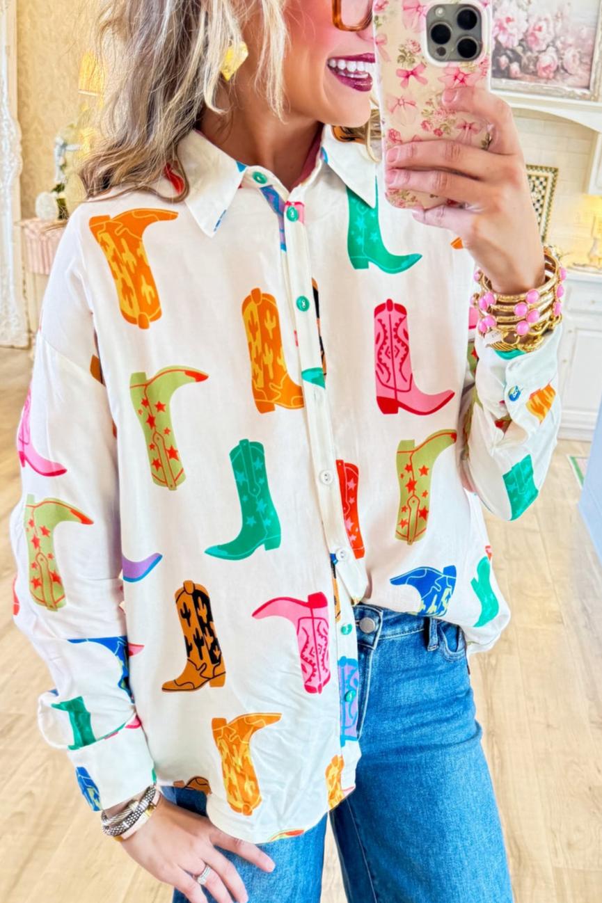 Multi Color Cowgirl  Set