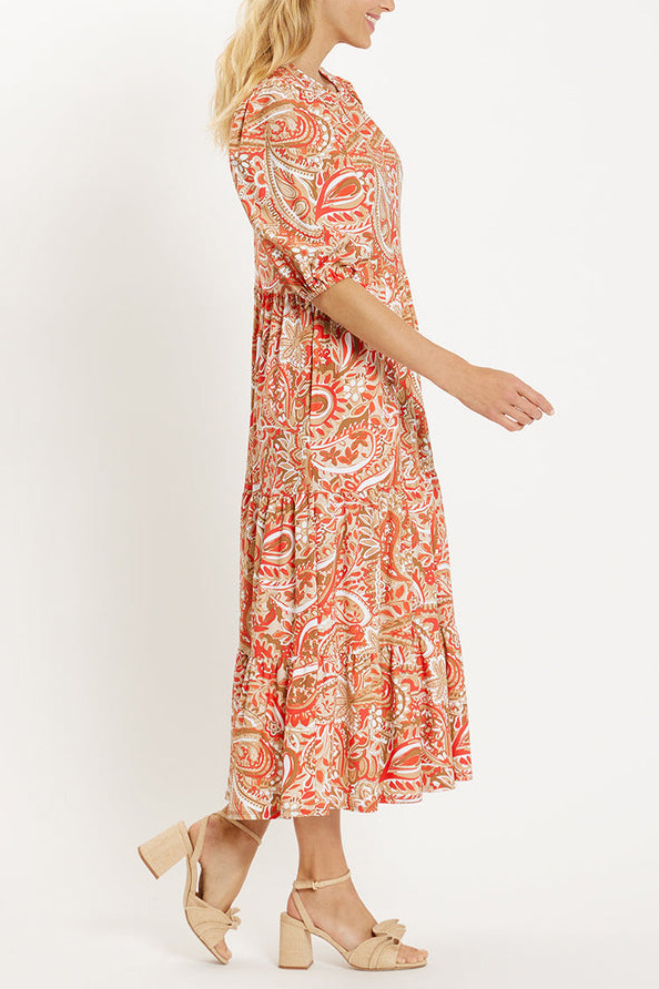 Floral elegant fashion dress