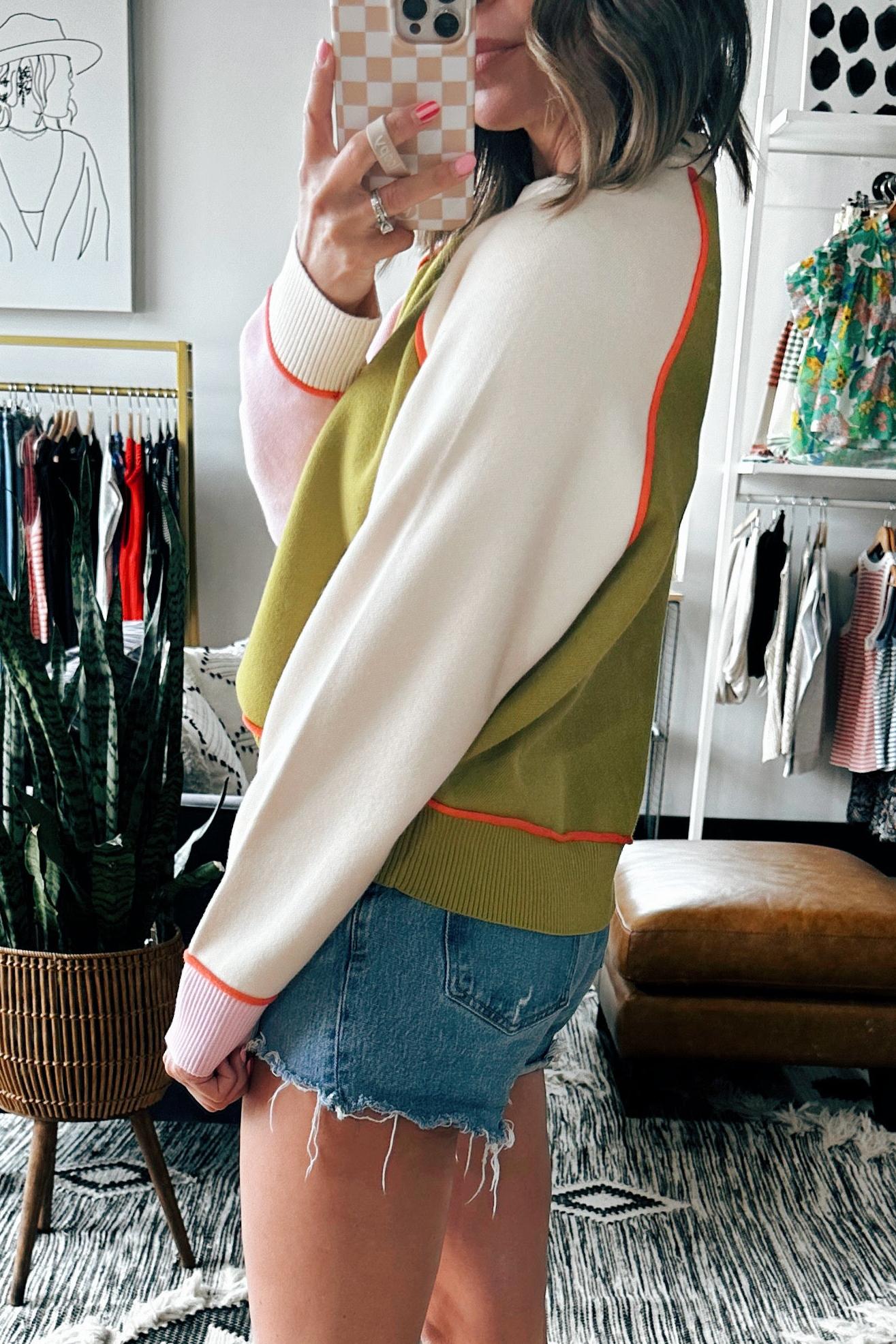 Kat Color-Block Sweater