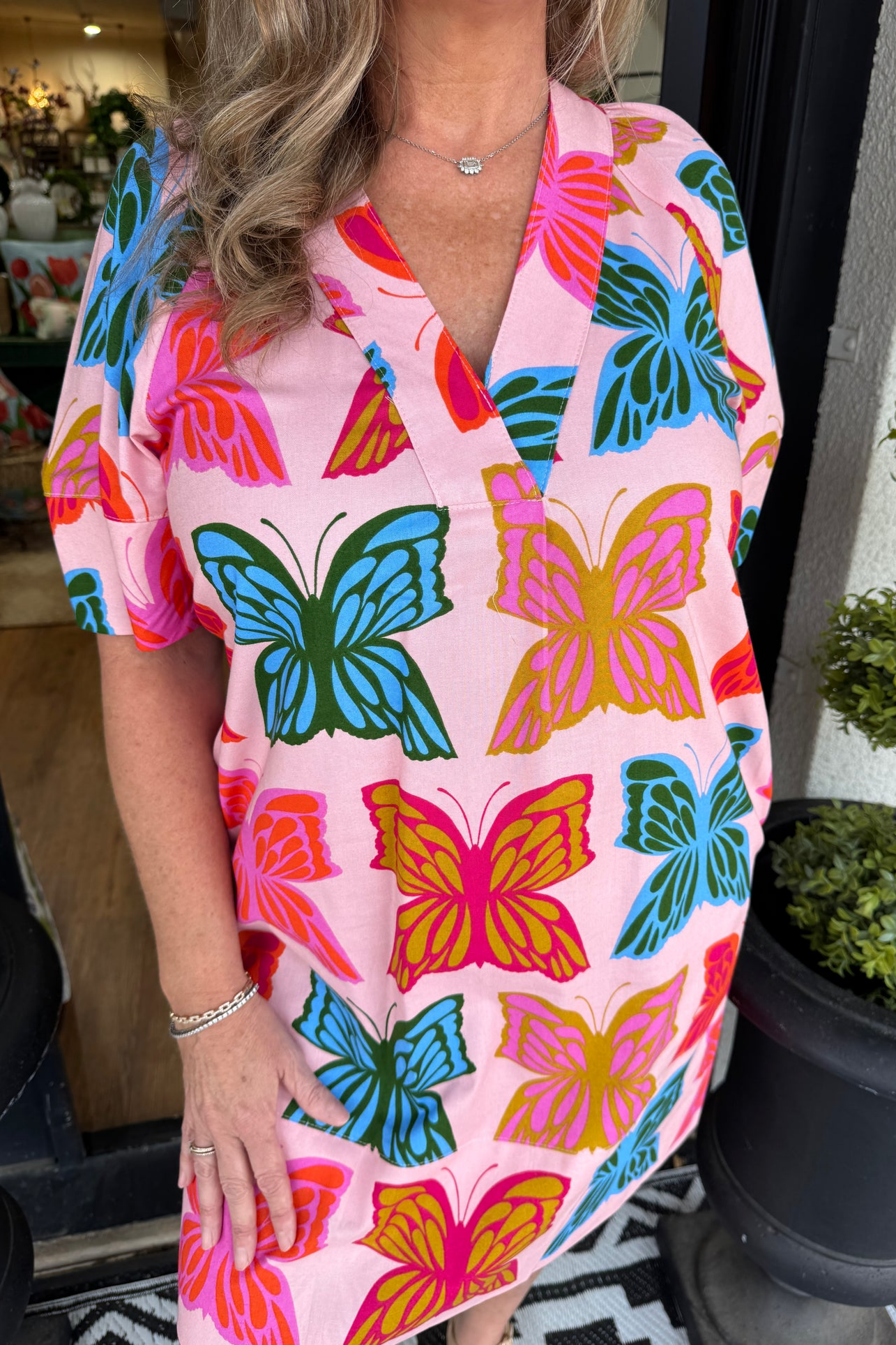 Butterflies Shift Dress