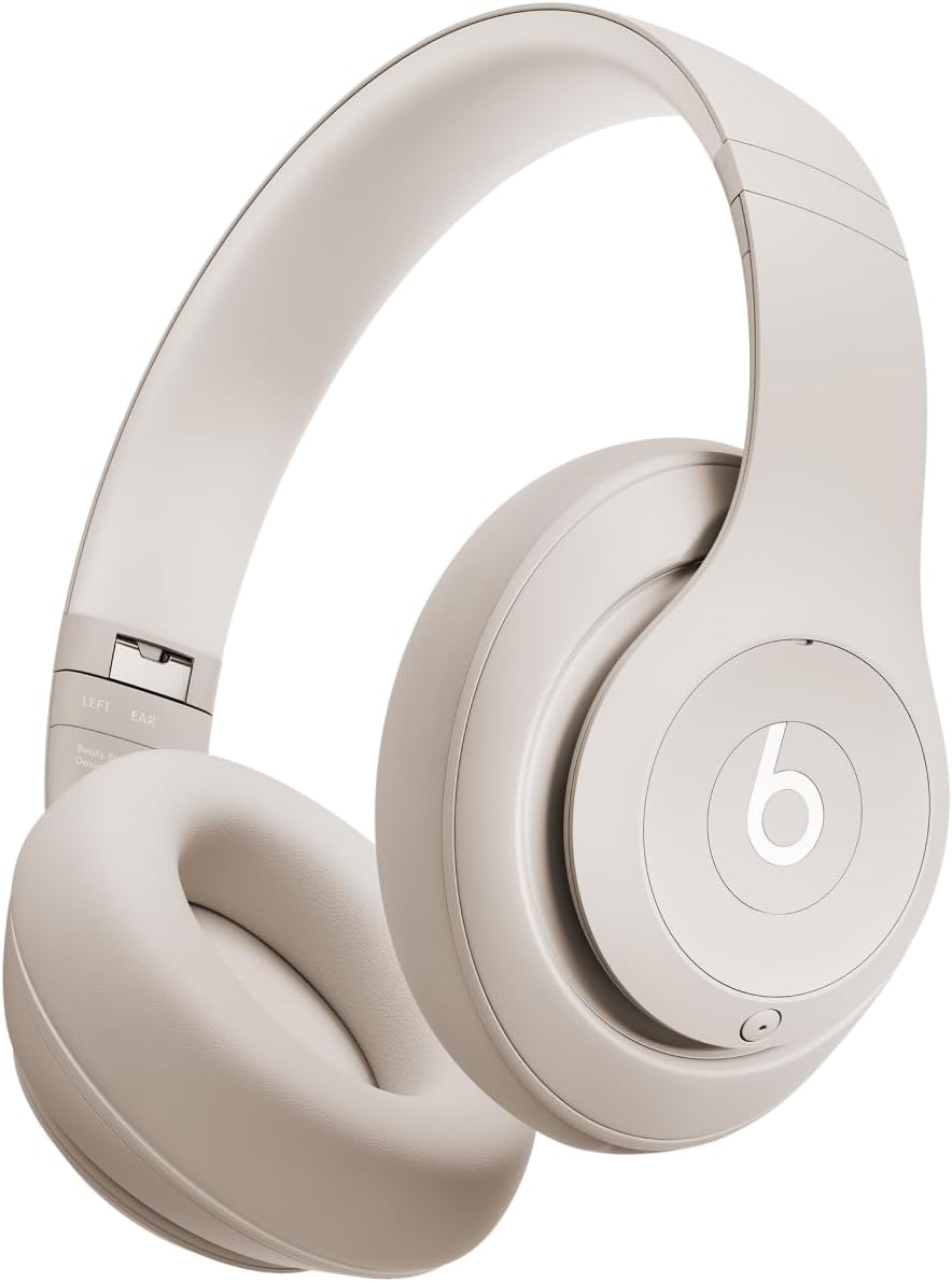 Beats Studio Pro - Wireless Bluetooth Noise Cancelling Headphones - Personalised Spatial Audio, USB-C Lossless Audio, Apple and Android Compatibility, Up to 40 Hours Battery Life - Sandstone-Frameova