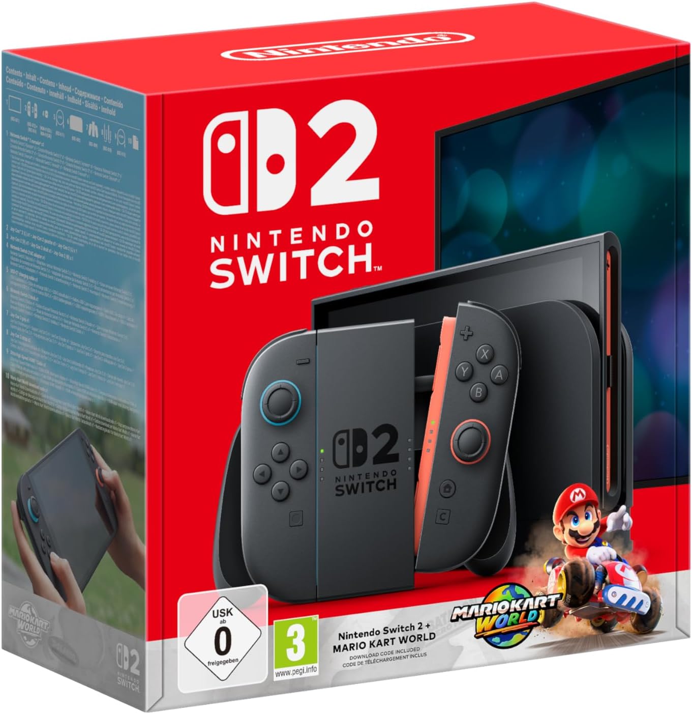 Nintendo Switch 2 + Mario Kart World-Frameova