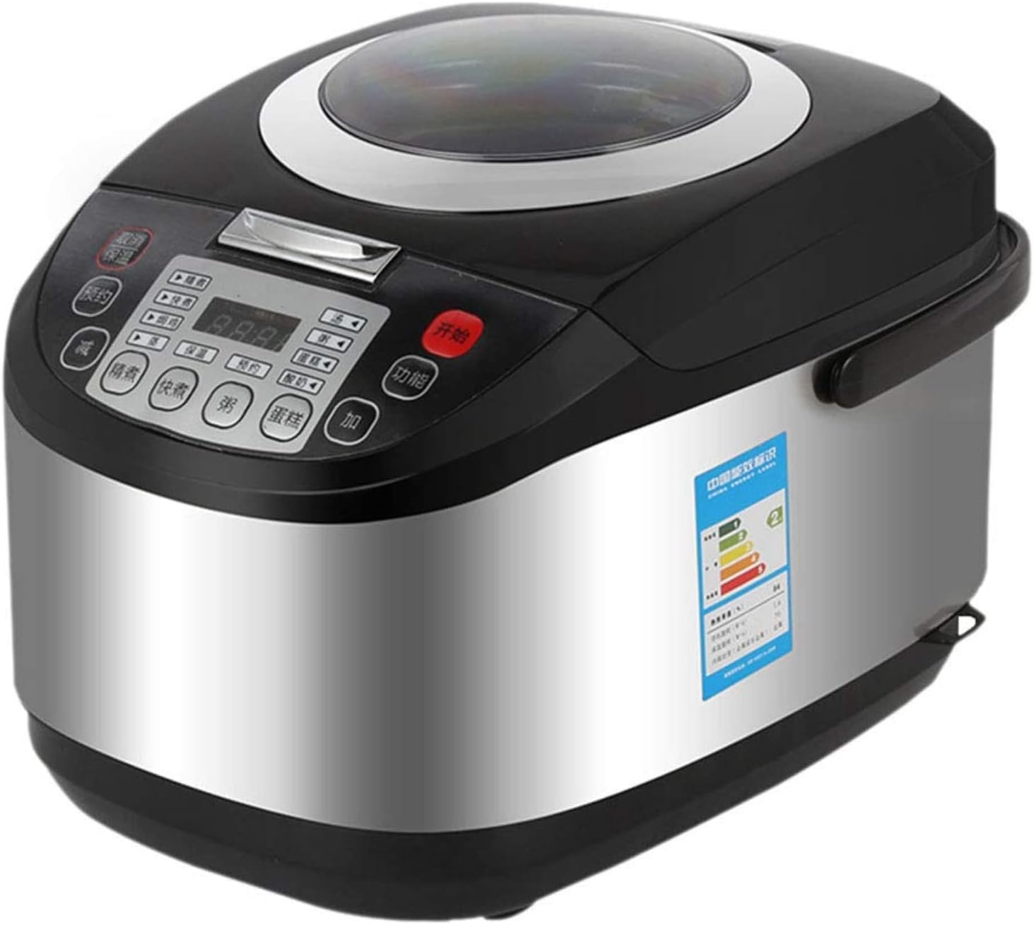 Mini Rice Cooker with Induction Heating  IH And Ceramic Bowl, 7 Cooking Functions Rice, 4 Functions Multicuisine, LED Display  5L-Frameova