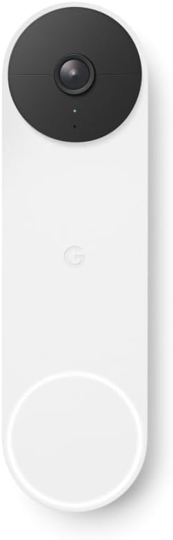 Google Nest Doorbell Wireless Video Doorbell GWX3T  Renewed-Frameova