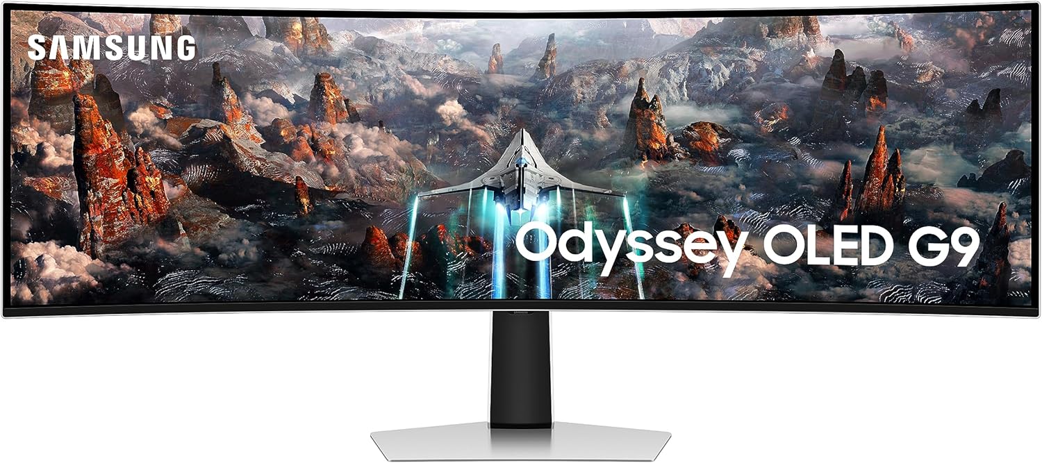 Samsung LS49CG934SUXXU Odyssey OLED 49 inch Gaming Monitor - 5120x1440, Speakers, HDMI 2.1, 0.03ms, 240Hz-Frameova
