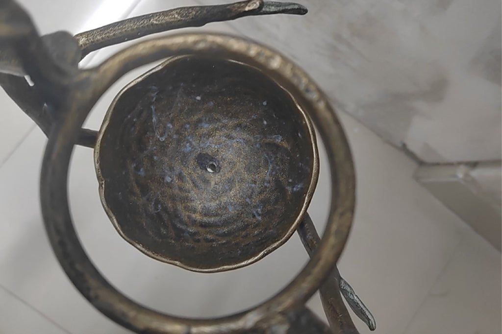 Bird and Butterfly Rain Gauge Outdoor Garden Decor