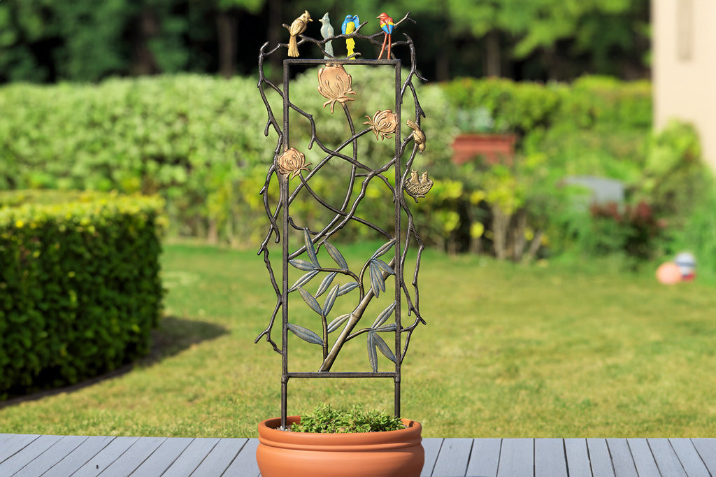 Birdsong and Blooms Garden Trellis for Climbing Plants