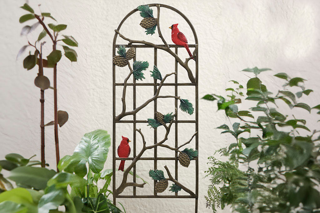 Sunflower Garden Trellis Outdoor Accent