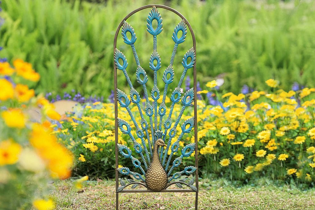 Peacock Vibrance Garden Trelis