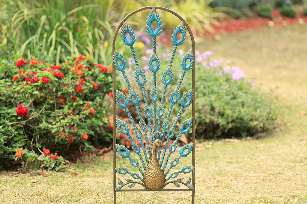 Peacock Vibrance Garden Trelis