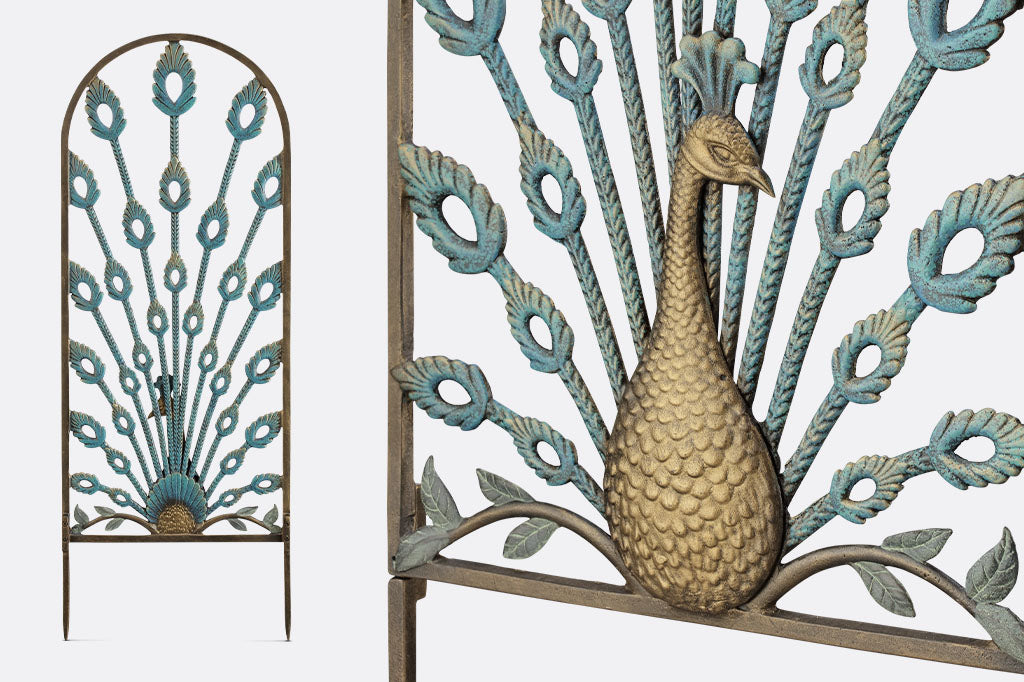 Peacock Vibrance Garden Trelis