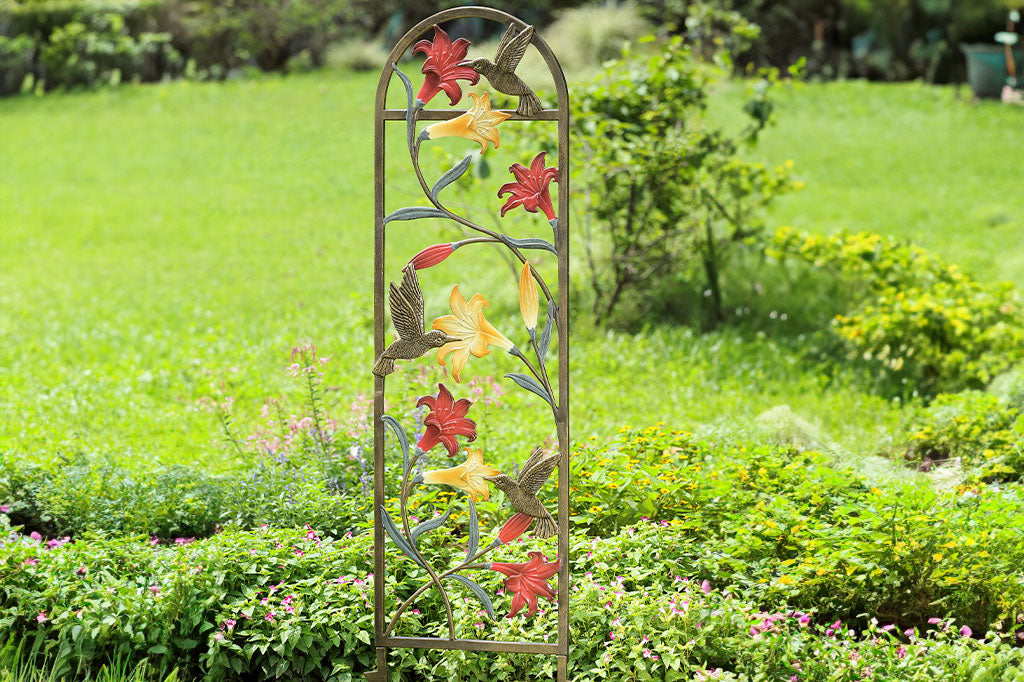 Autumn Colors Garden Trellis Seasonal Decorative Accent