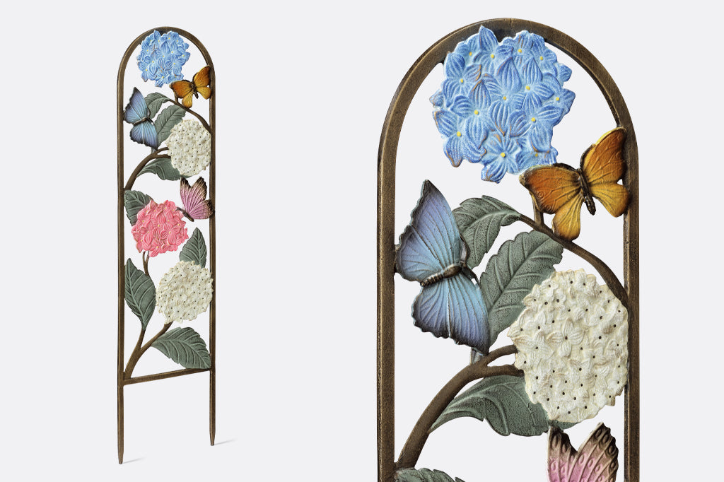 Hydrangea Garden Trellis Elegant Floral Climbing Support