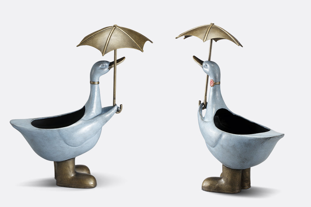 Rainy Day Dorothy Planter Decorative Succulent Pot Desk Shelf Accent