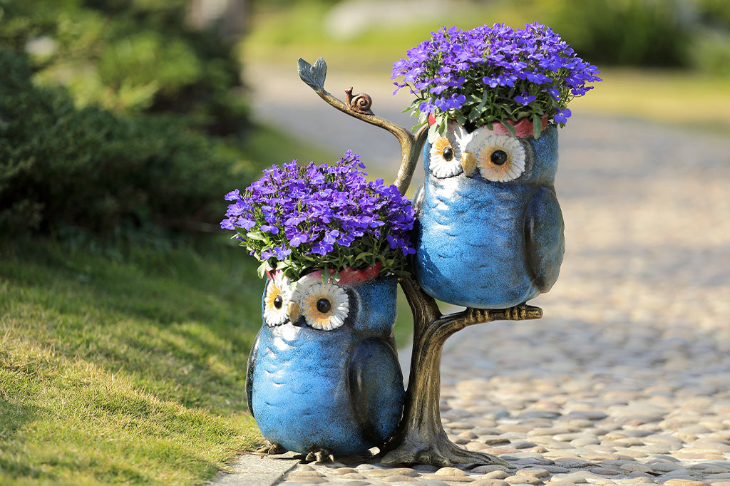 Hootenanny Planters Decorative Plant Pots Indoor Outdoor Home Decor