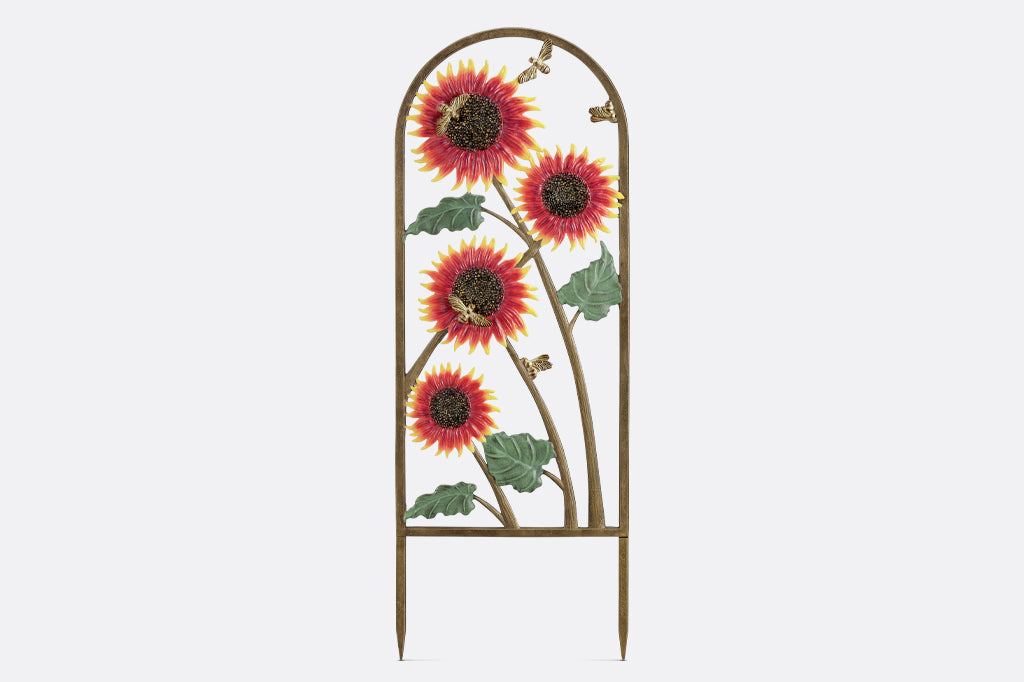 Sunflower Garden Trellis Warm Outdoor Decorative Style