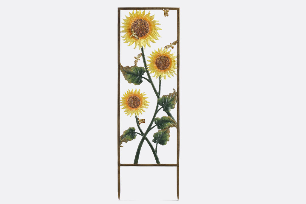 Sunny Smiles Garden Trellis Bright Decorative Plant Frame