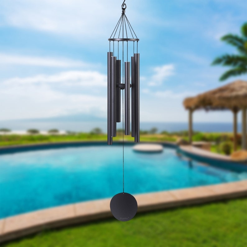 Apollo 43-Inch Deep Tone Wind Chime – Tunable, Aluminum Outdoor Decor