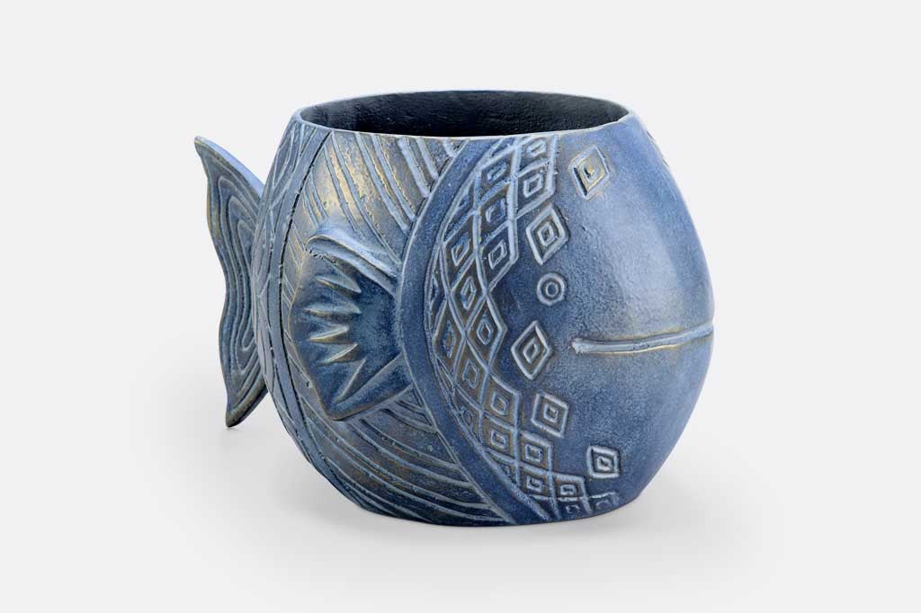 Pesce Planter Decorative Indoor Outdoor Plant Pot Home Accent