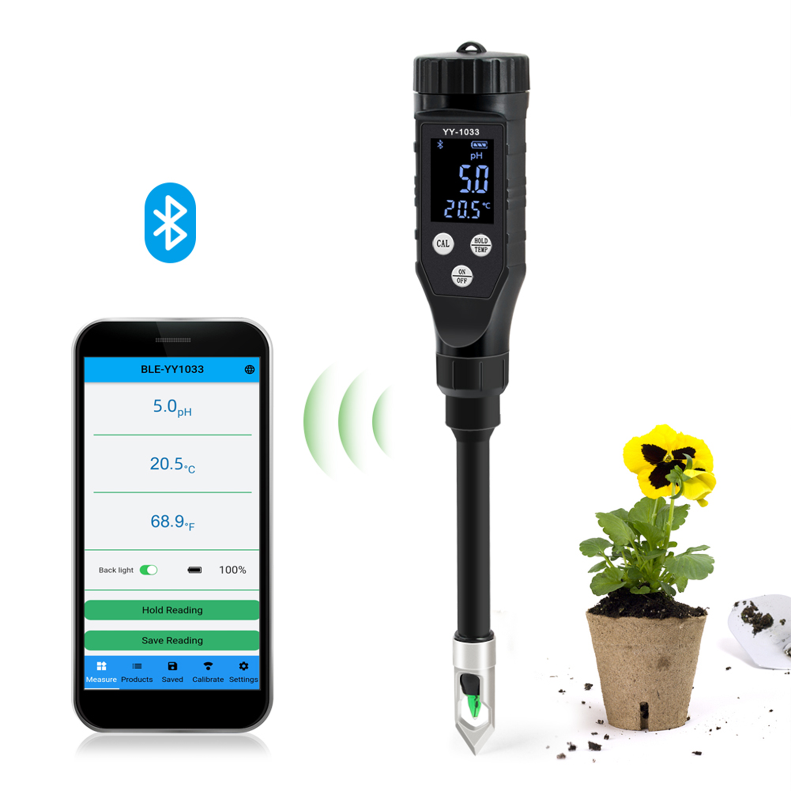 Klynn Digital Soil PH Tester