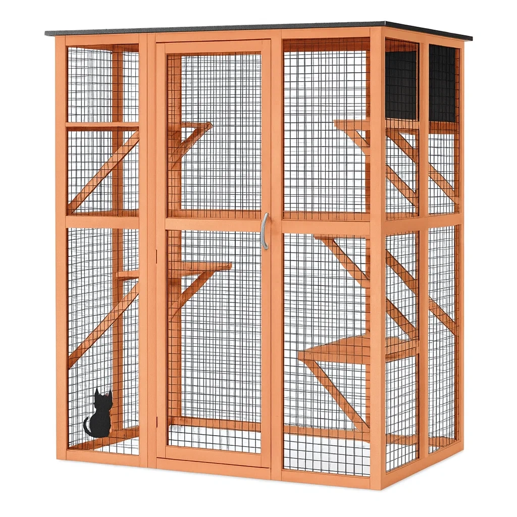 Prodotti per animali domestici,Gabbia per gatti - DOMUSDESIGNPRO