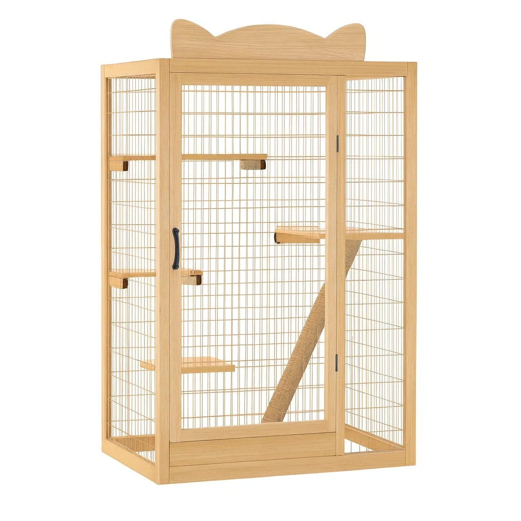 Prodotti per animali domestici,Gabbia per gatti - DOMUSDESIGNPRO