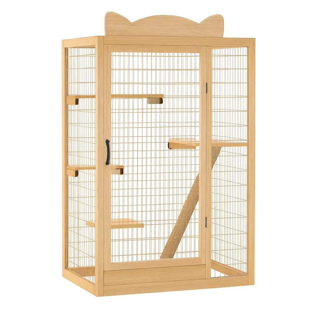 Prodotti per animali domestici,Gabbia per gatti - DOMUSDESIGNPRO