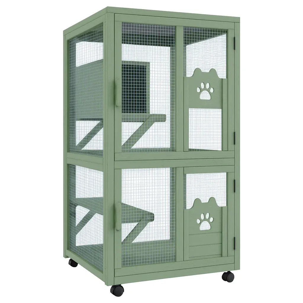 Prodotti per animali domestici,Gabbia per gatti - DOMUSDESIGNPRO