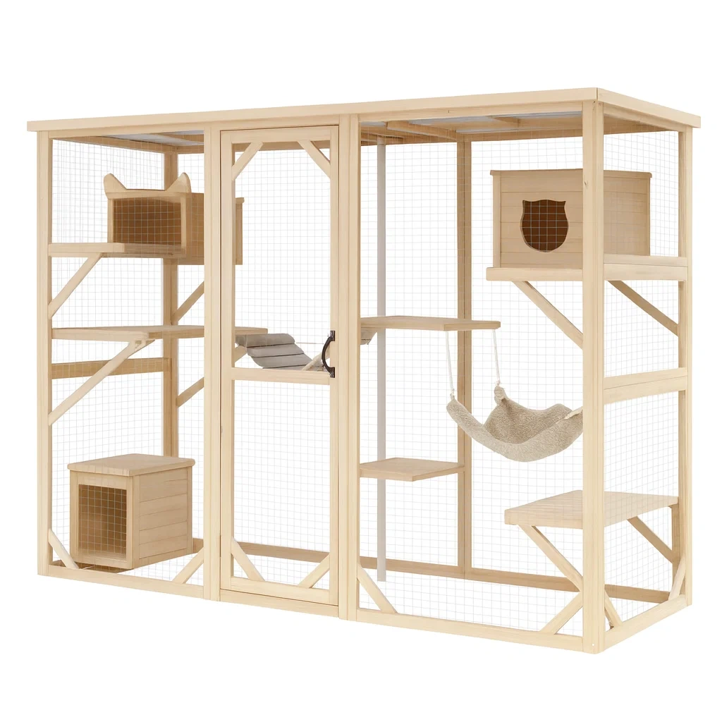 Prodotti per animali domestici,Gabbia per gatti - DOMUSDESIGNPRO