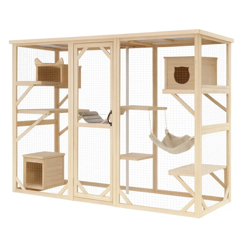 Prodotti per animali domestici,Gabbia per gatti - DOMUSDESIGNPRO