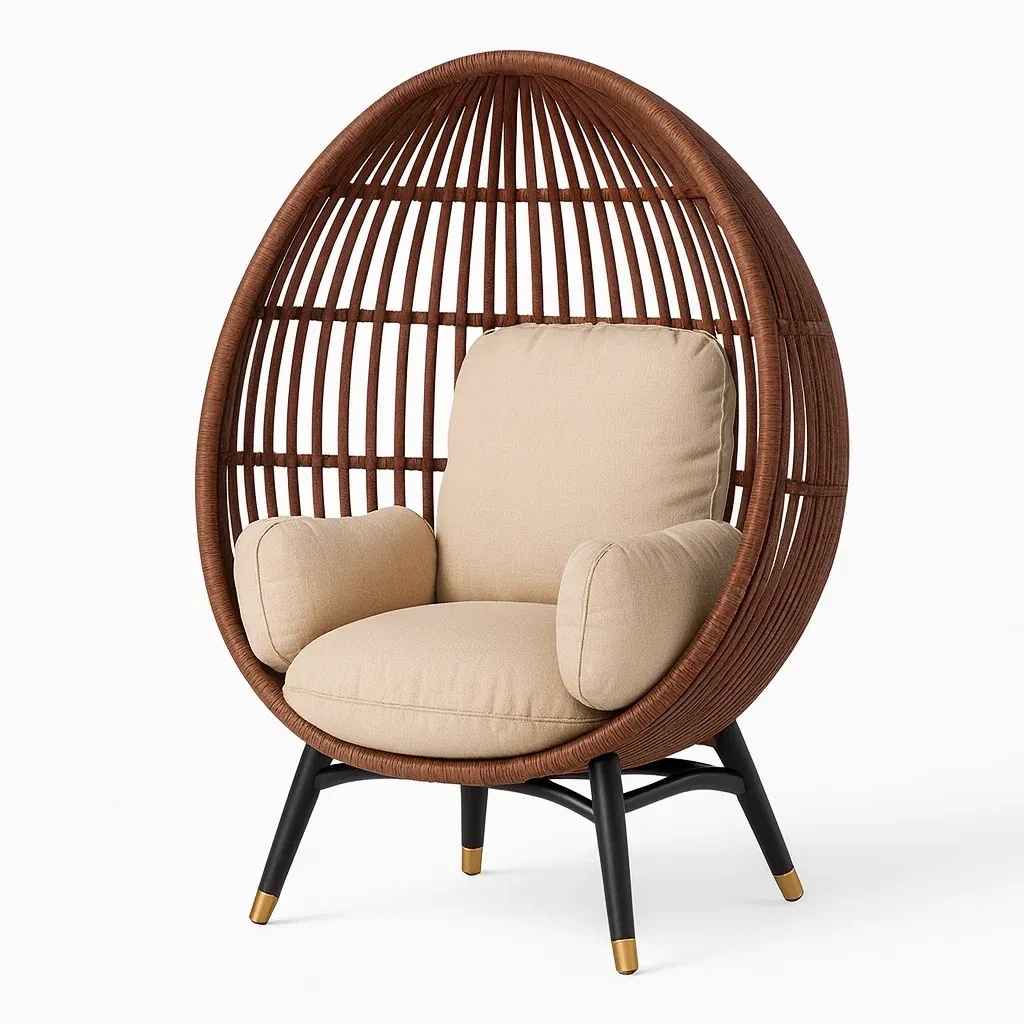 Seduta,Poltrona a uovo - DOMUSDESIGNPRO