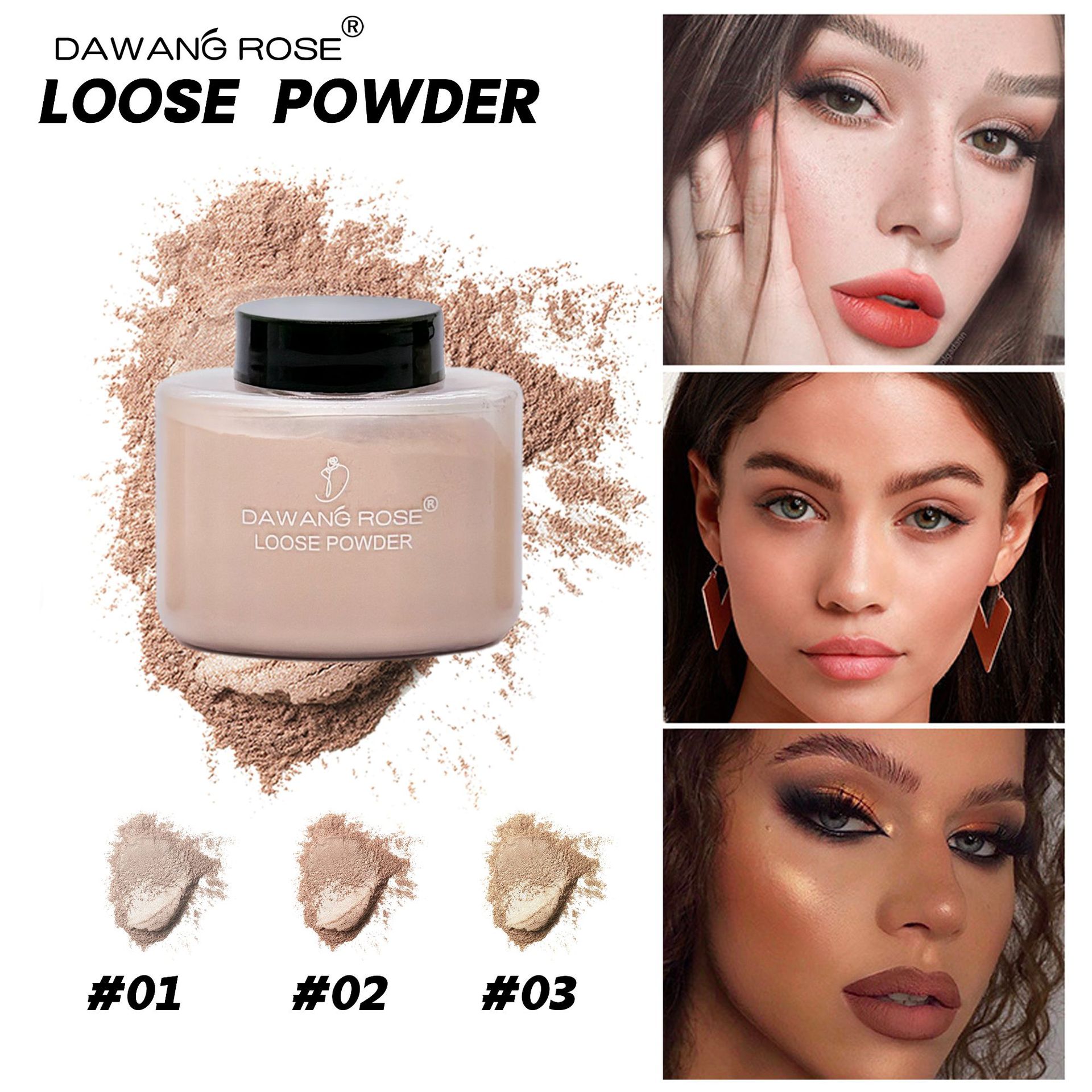 Large Capacity Loose Powder Setting Powder Oil Control & Long Lasting