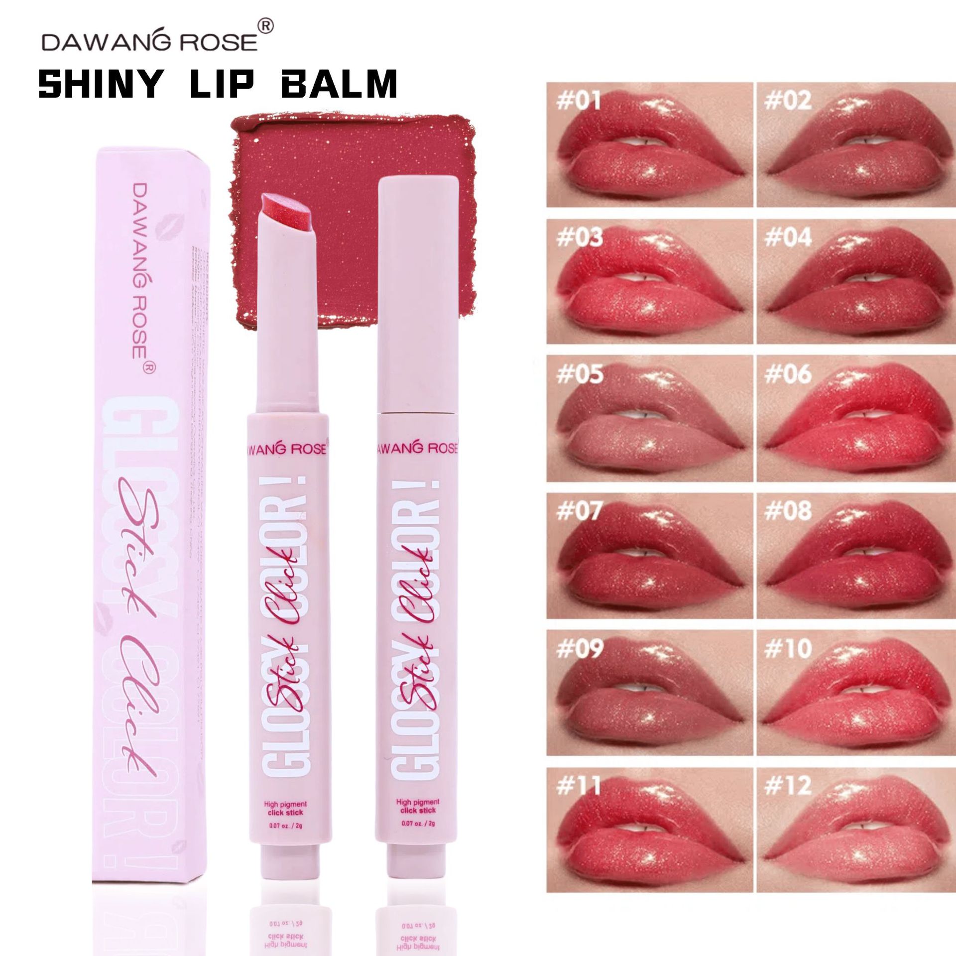 12-Shade Moisturizing Lipstick Collection