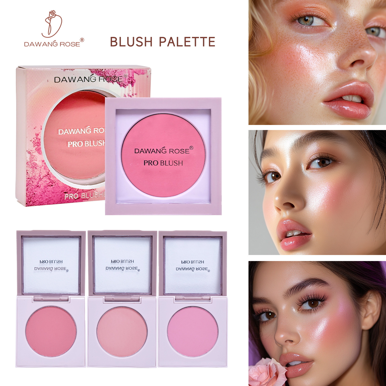 Rouge Makeup Blush Palette