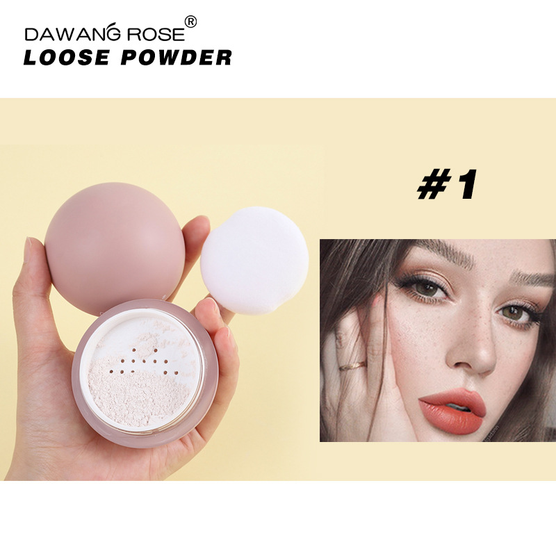 New Round Loose Powder for Makeup Holding, Oil Control and Setting