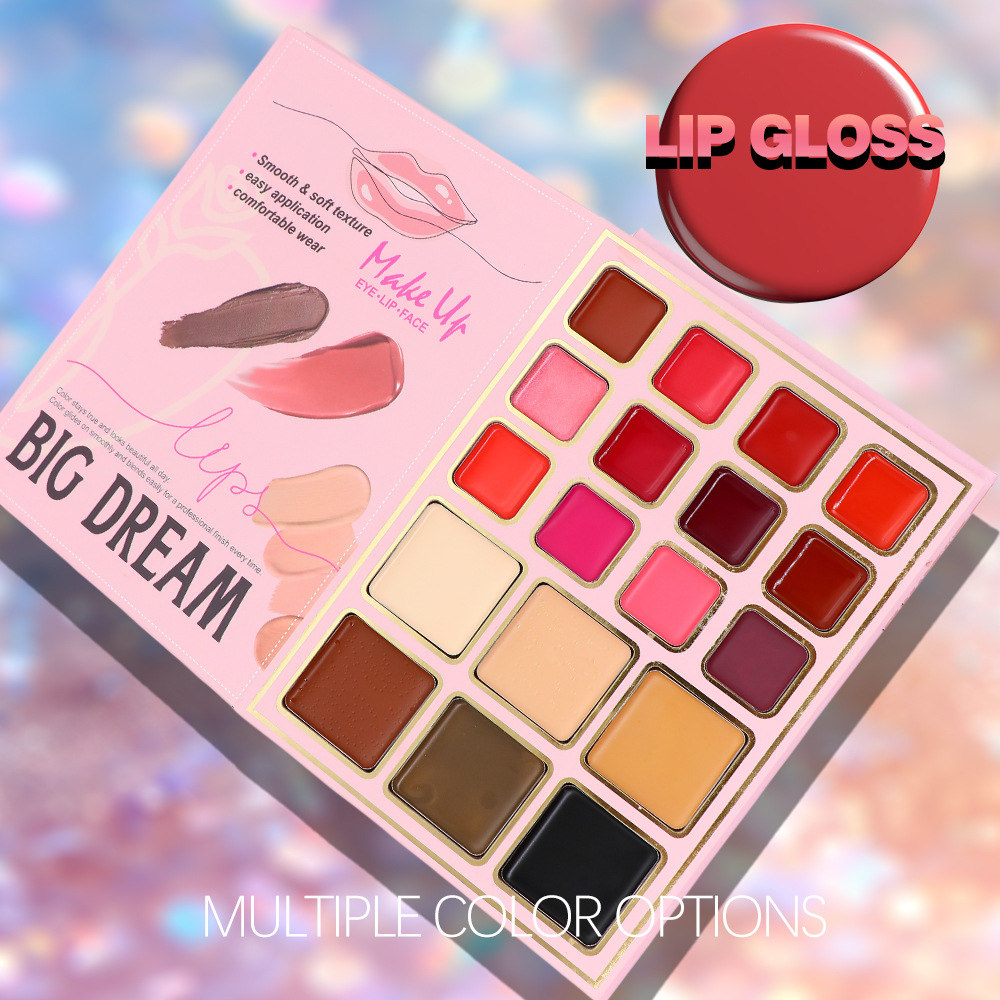 5-Piece Eyeshadow Palette with Highlighter, Blush, Concealer, and Eyeshadow