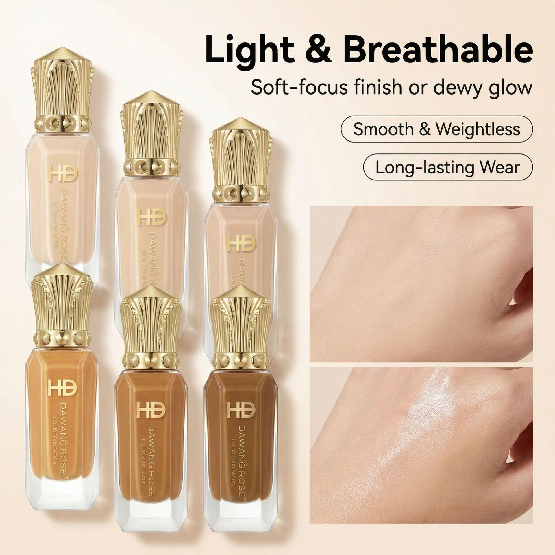 Moisturizing and Hydrating Concealing Foundation
