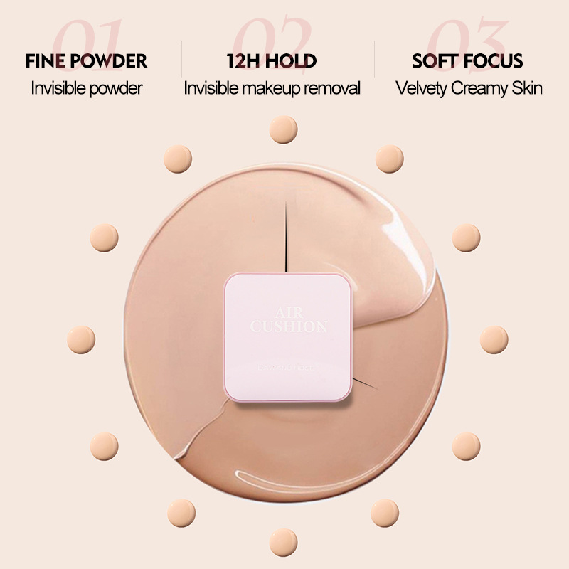 Square box air cushion bb cream concealer powder
