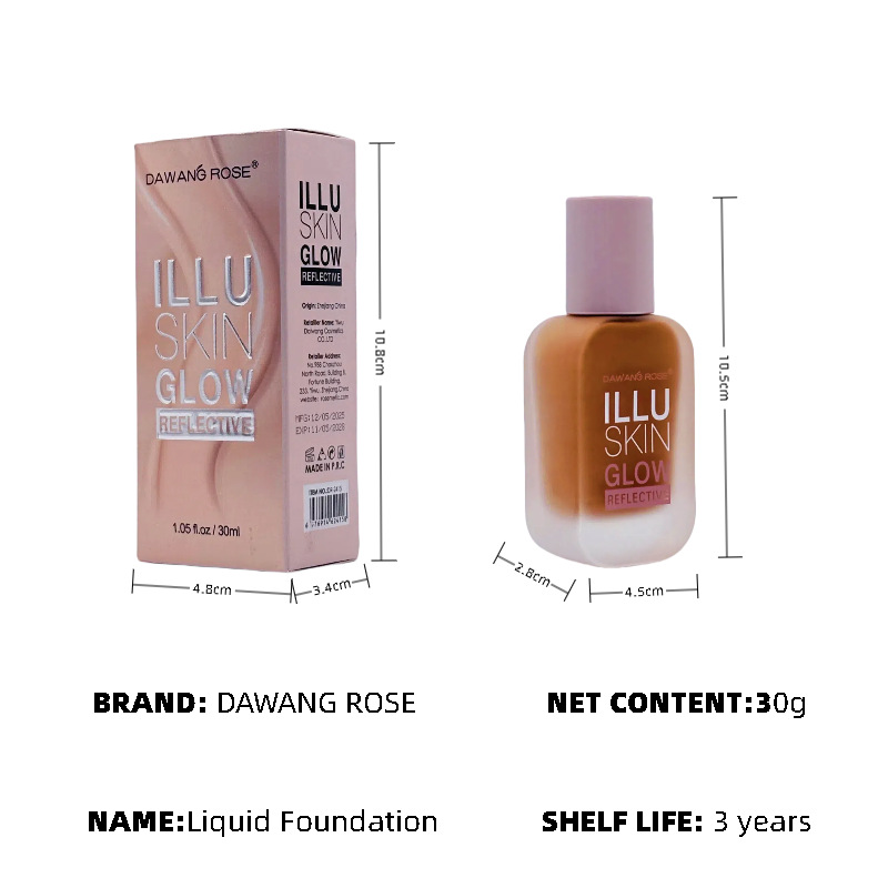 Concealing Repair Oil-Control Foundation Cream BB Cream Makeup Foundation Liquid