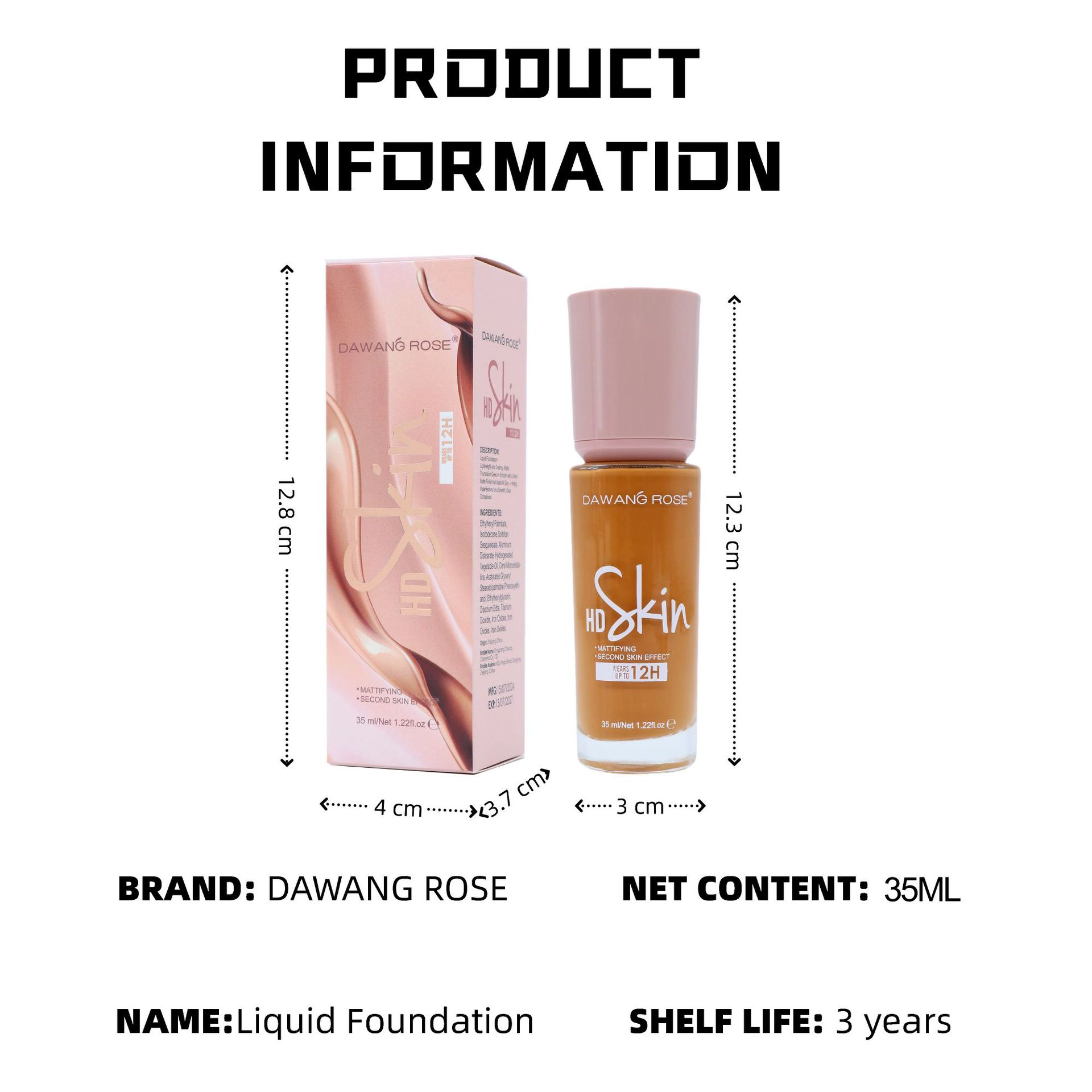 Long-lasting, smudge-proof concealing foundation that moisturizes without caking, nourishing your skin.